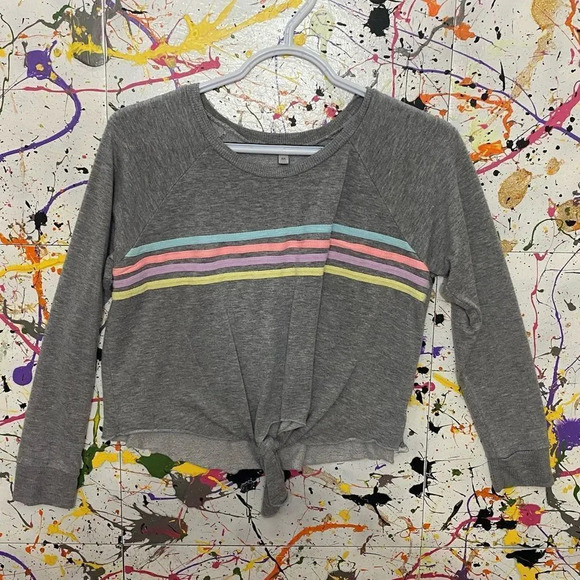 Cropped Toe Front Sweatshirt 🎃🌈 - Picture 2 of 4